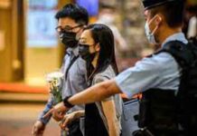 Hong Kong police warn residents against mourning man who stabbed officer